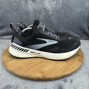 Brooks Womens Bedlam 3 Size 9 B Shoes Black Gray Running Knit Training Sneakers